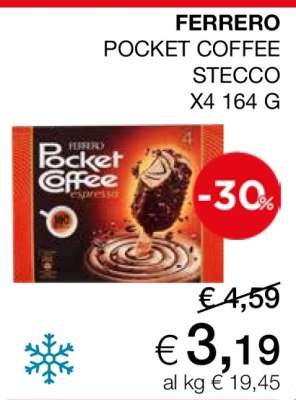 FERRERO POCKET COFFEE STECCO