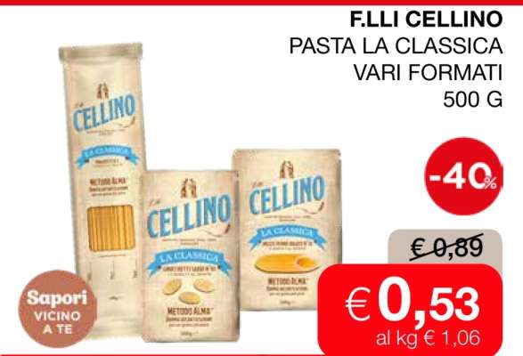 F.LLI CELLINO, PASTA LA CLASSICA