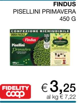 Findus Pisellini Primavera