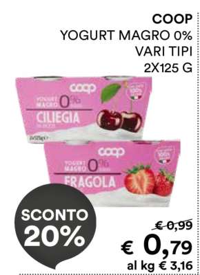 COOP Yogurt Magro 0%