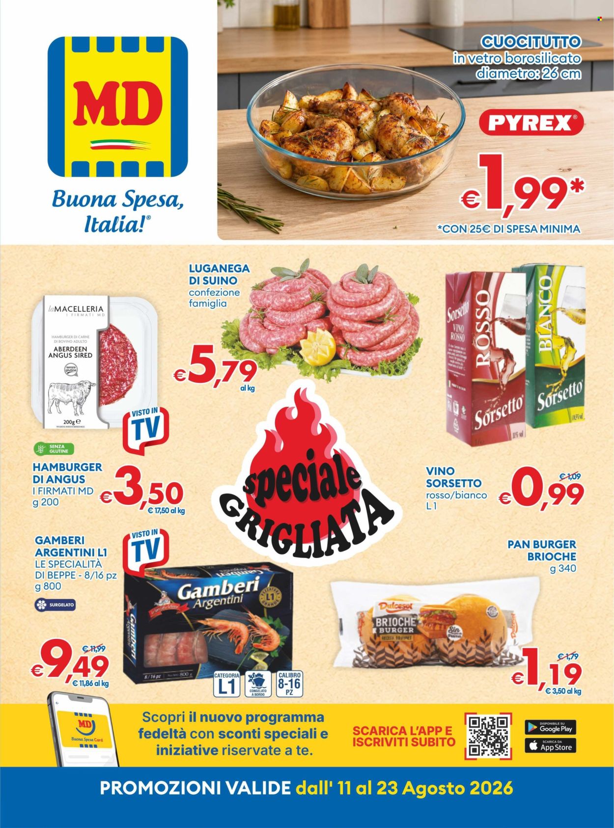 Volantino MD Discount - 11/8/2026 - 23/8/2026. Pagina 1