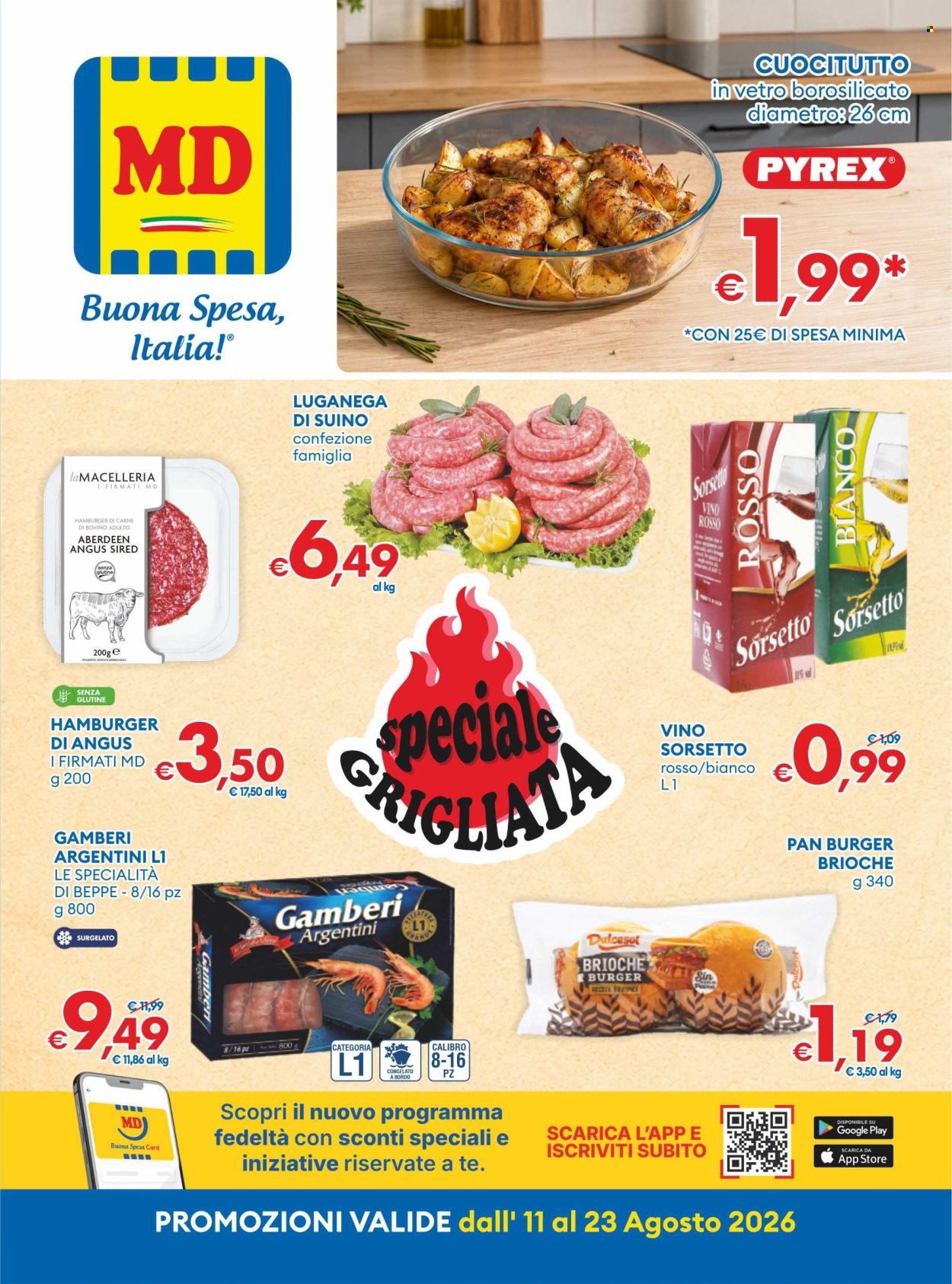 Volantino MD Discount - 11/8/2026 - 23/8/2026. Pagina 1