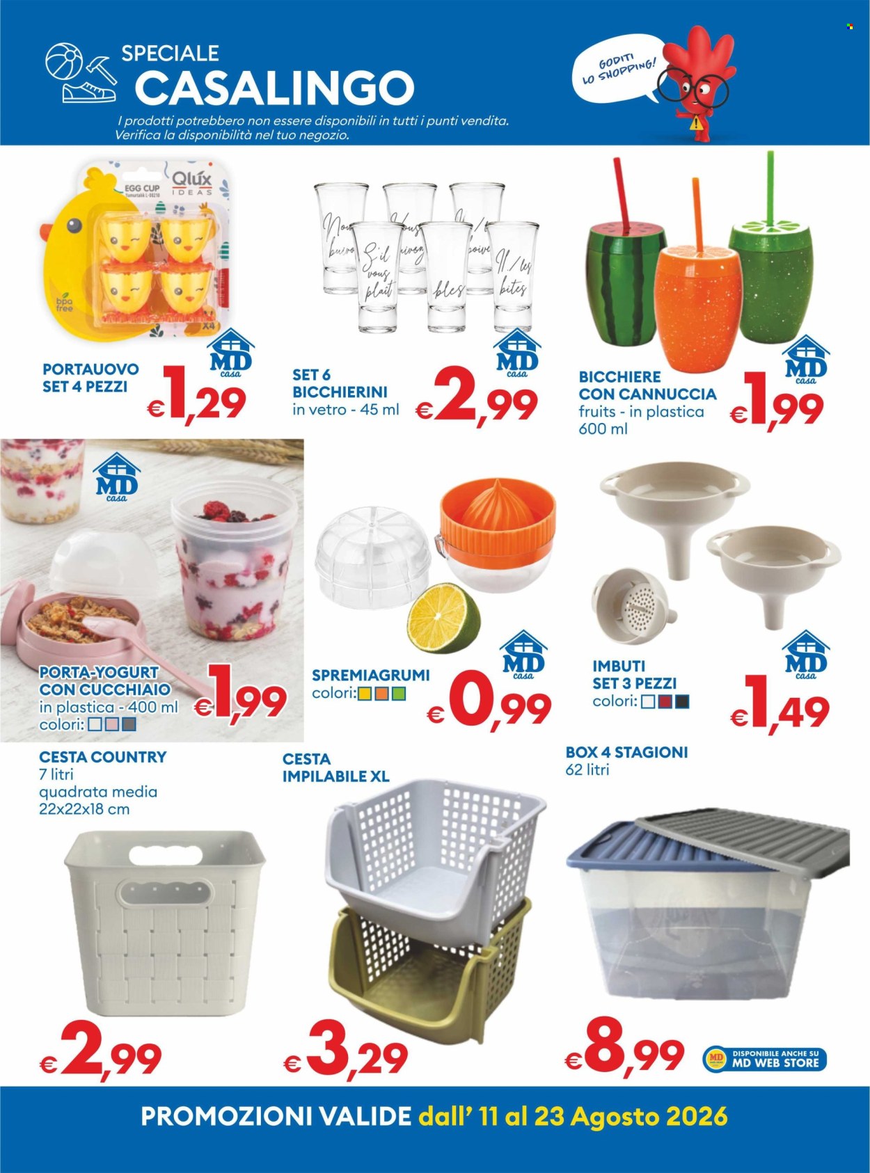 Volantino MD Discount - 11/8/2026 - 23/8/2026. Pagina 28