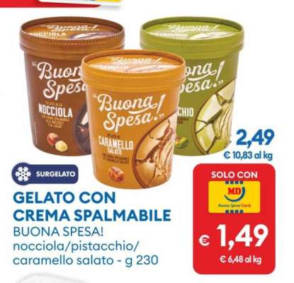 GELATO CON CREMA SPALMABILE
