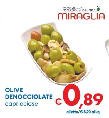 Olive denocciolate