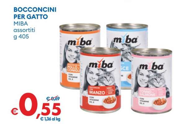 BOCCONCINI PER GATTO