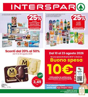 Volantino Interspar - 13/8/2026 - 26/8/2026.