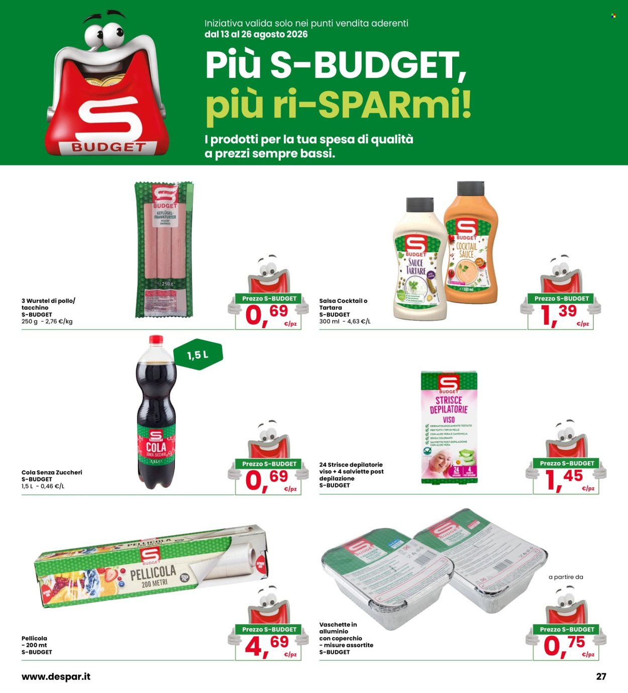 Volantino Interspar - 13/8/2026 - 26/8/2026. Pagina 27