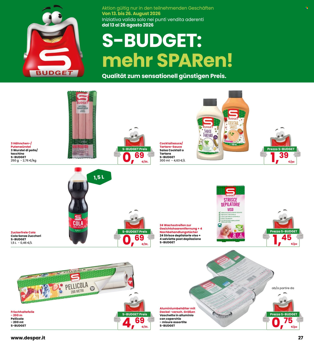 Volantino Interspar - 13/8/2026 - 26/8/2026. Pagina 27