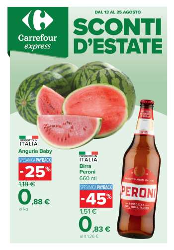 Volantino Carrefour - 13/8/2026 - 25/8/2026.