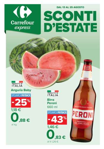 Volantino Carrefour - 13/8/2026 - 25/8/2026.