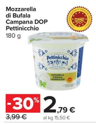 Mozzarella di Bufala Campana DOP Pettinicchio