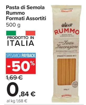 Pasta di Semola Rummo Formati Assortiti