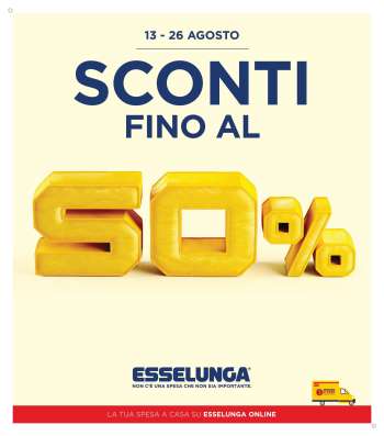 Volantino Esselunga - 13/8/2026 - 26/8/2026.