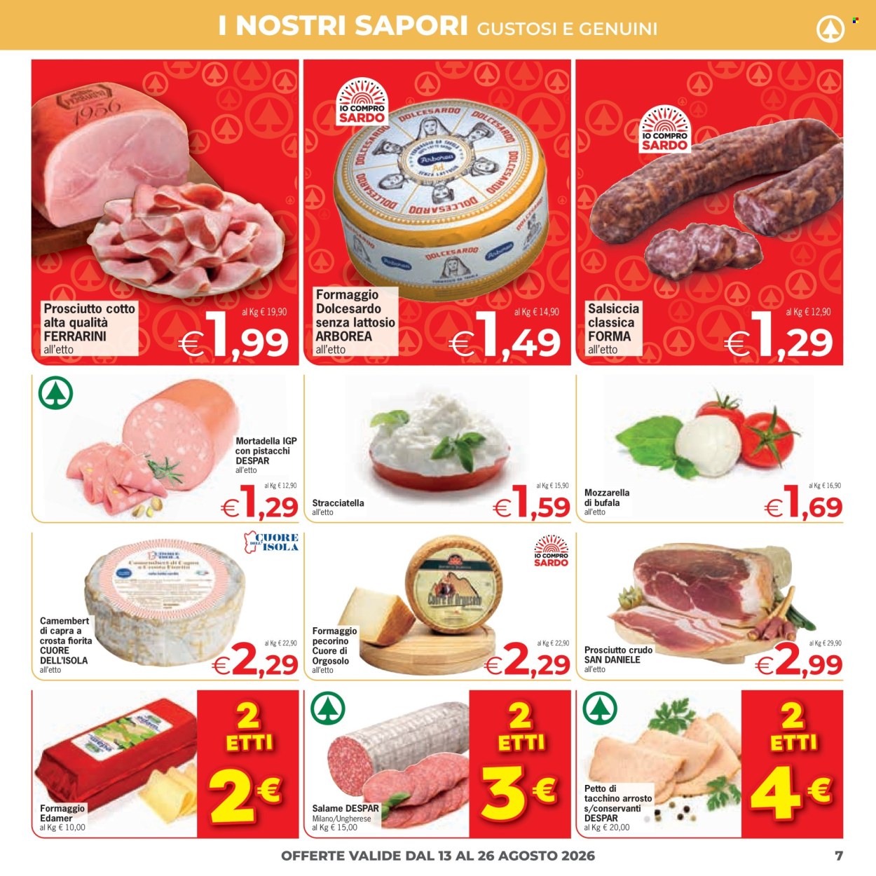 Volantino Despar - 13/8/2026 - 26/8/2026. Pagina 7