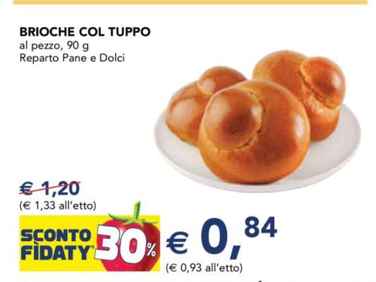 BRIOCHE COL TUPPO