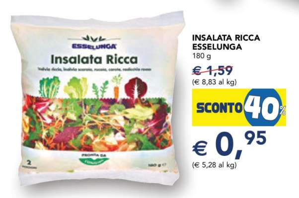 INSALATA RICCA ESSELUNGA