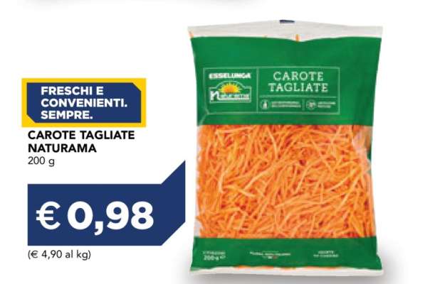 CAROTE TAGLIATE NATURAMA