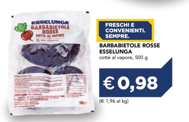 BARBABIETOLE ROSSE ESSELUNGA
