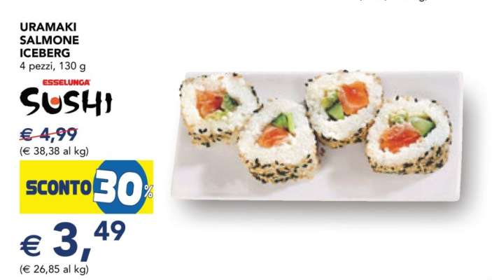 Uramaki Salmone Iceberg