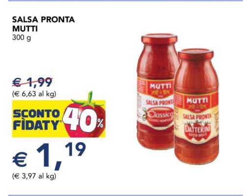 SALSA PRONTA MUTTI