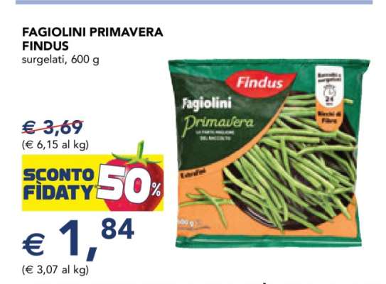 Fagiolini Primavera Findus