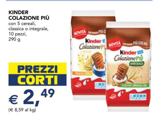 KINDER COLAZIONE PIÙ