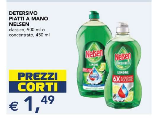 DETERSIVO PIATTI A MANO NELSEN