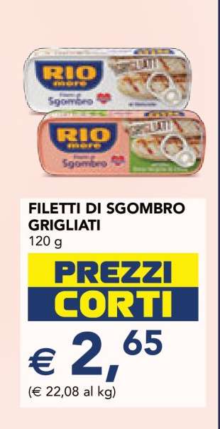 Filetti di sgombro grigliati