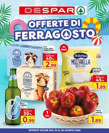 Volantino Despar - 13/8/2026 - 26/8/2026.