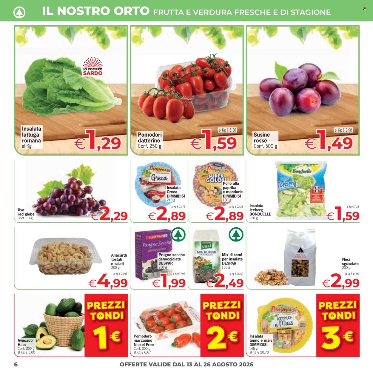 Volantino Eurospar - 13/8/2026 - 26/8/2026. Pagina 6