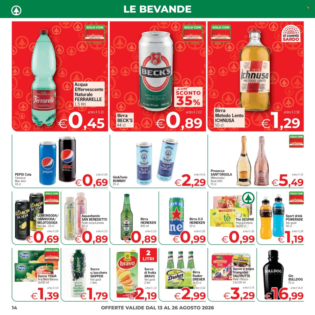Volantino Eurospar - 13/8/2026 - 26/8/2026. Pagina 14