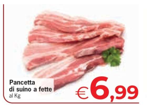 PANCETTA DI SUINO A FETTE