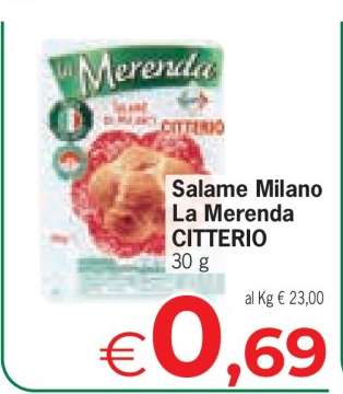 Salame Milano La Merenda Citterio