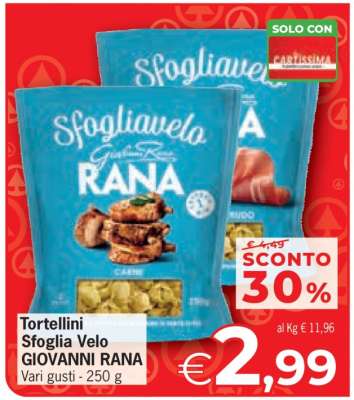 Tortellini Sfoglia Velo GIOVANNI RANA