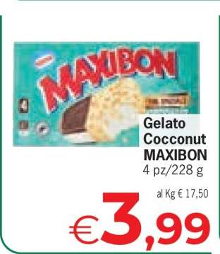 Gelato Coccounut MAXIBON