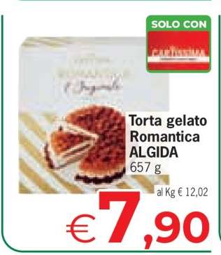 Torta gelato Romantica ALGIDA
