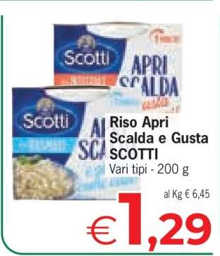Riso Apri Scalda e Gusta SCOTTI