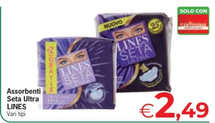 Assorbenti Seta Ultra Lines