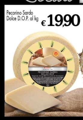 Pecorino Sardo Dolce D.O.P. al kg