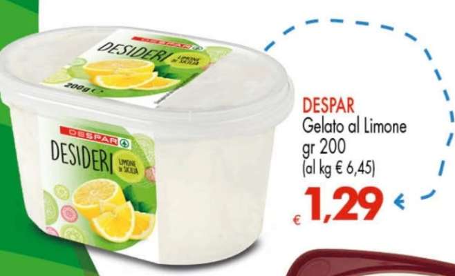 DESPAR Gelato al Limone