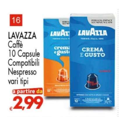 LAVAZZA Caffè 10 Capsule Compatibili Nespresso vari tipi