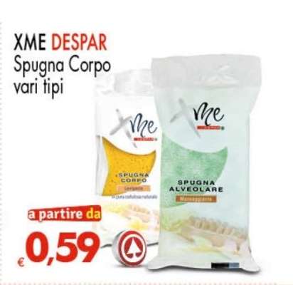 XME DESPAR Spugna Corpo