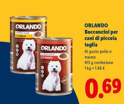 ORLANDO Bocconcini per cani di piccola taglia