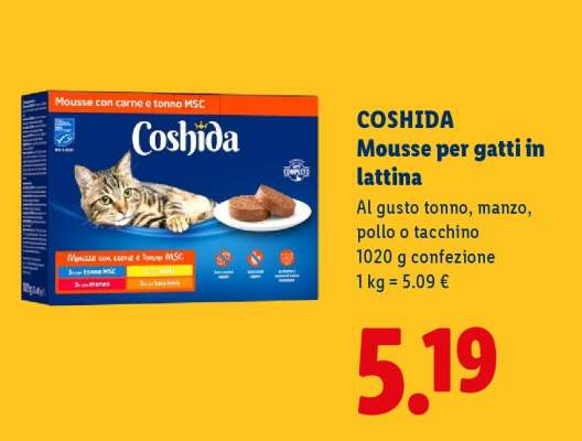 COSHIDA Mousse per gatti in lattina