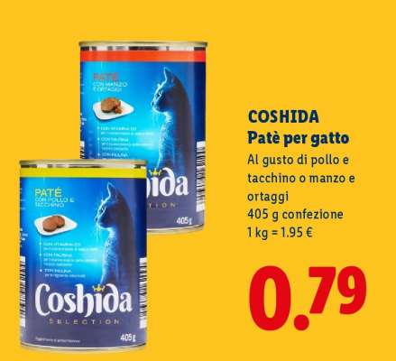 COSHIDA Patè per gatto