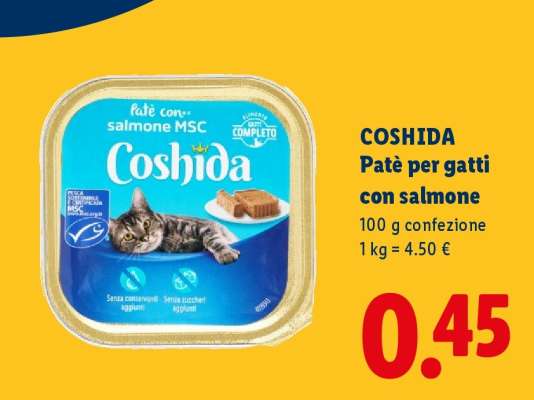 COSHIDA Patè per gatti con salmone
