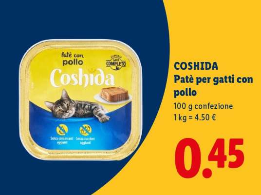 COSHIDA Patè per gatti con pollo