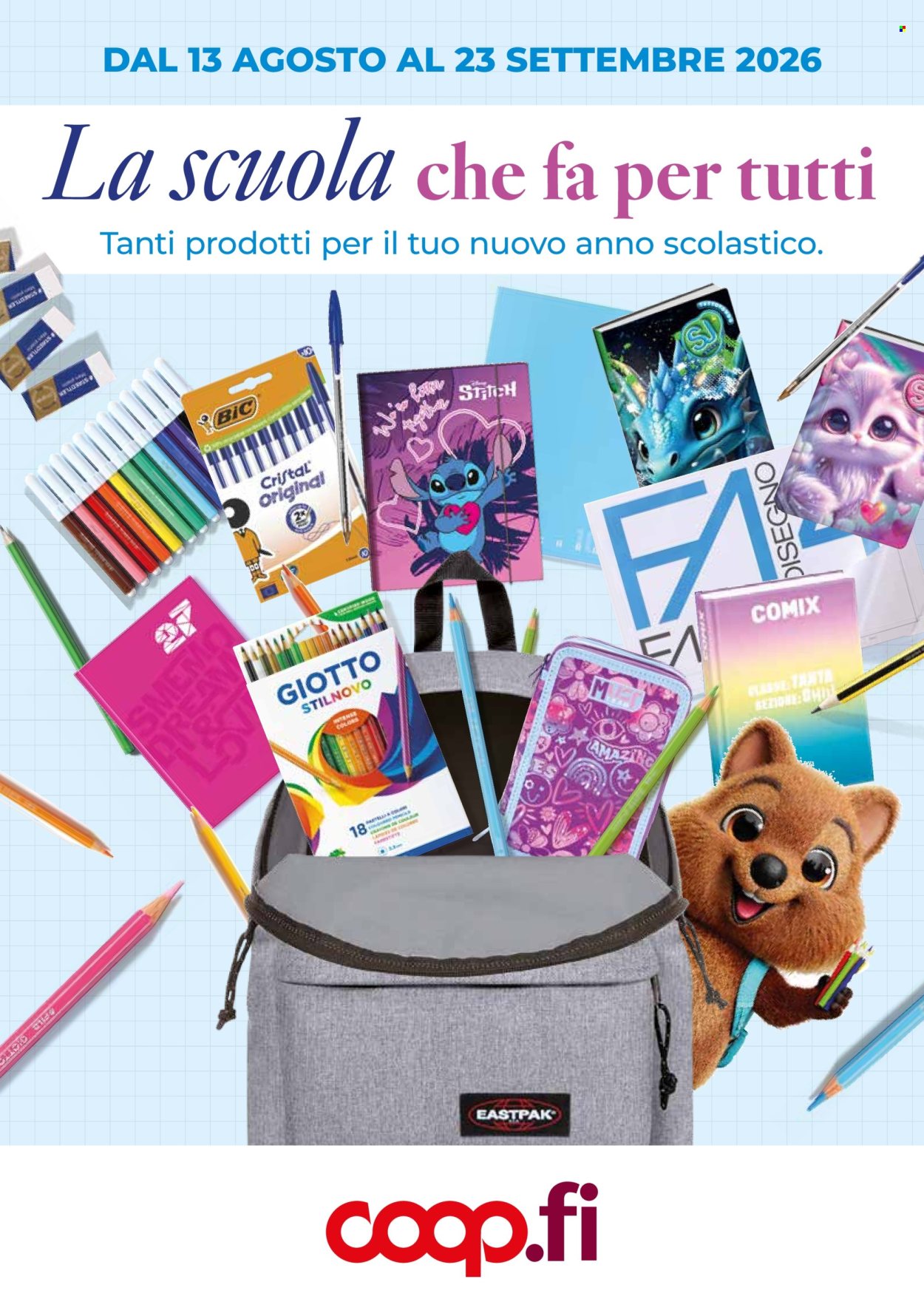 Volantino Coop - 13/8/2026 - 23/9/2026. Pagina 1