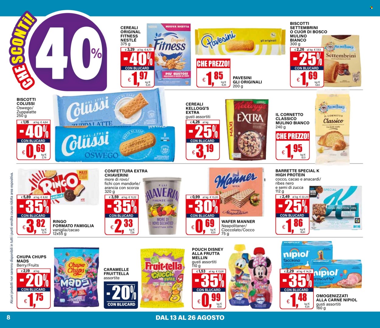Volantino Il Gigante - 13/8/2026 - 26/8/2026. Pagina 8